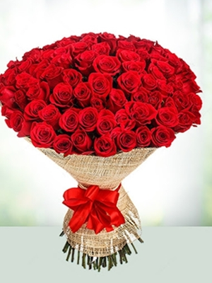 Kırmızı Gül Buketi 101'li