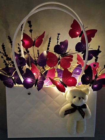 Kelebek Çantası Ayıcıklı