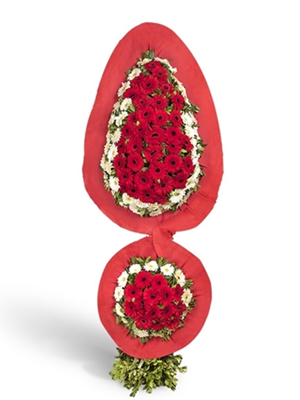 Kırmızı Gerbera Çelenk