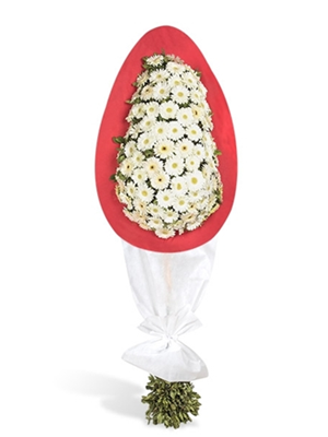 Beyaz Gerbera Çelenk