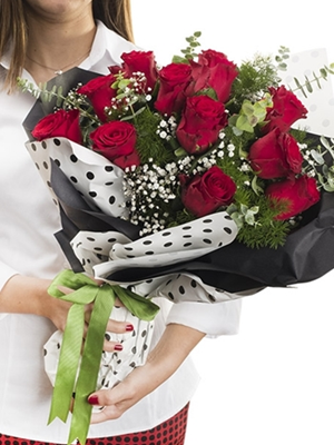 Kırmızı Gül Buketi 11'li