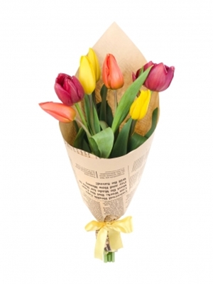 Renkli Lale Buketi
