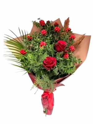 Kokina ve kırmızı güller